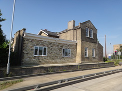 P2012DSC01434	The old station building in Longstanton.