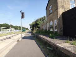 P2012DSC01445	The old railway platform at Oakington.