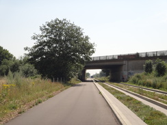 P2012DSC01451	The busway heading under the A14(T).