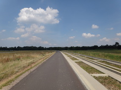 P2012DSC01476	Following the Busway towards Trumpington.