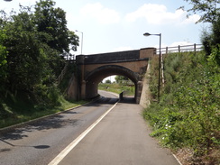 P2012DSC01484	The end of the Busway near Trumpington.