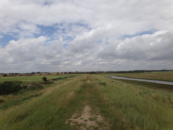 P2012DSC01629	Following the sea banking northeast into Harwich.