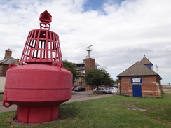 P2012DSC01694	A bouy and Harwich Lifeboat Museum.