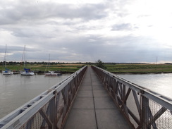 P2012DSC01873	The footbridge over the Blyth.