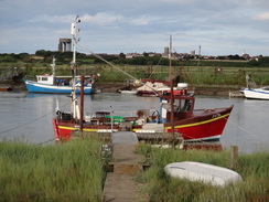 P2012DSC01878	A boat in Southwold Harbour.