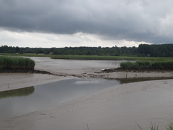 P2012DSC02089	A breach in the southern floodbank of the Alde.