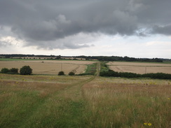 P2012DSC02149	The view north from Burrow Hill.