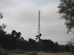 P2012DSC02272	A radar mast at Bawdsey Manor.