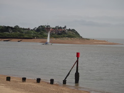 P2012DSC02308	Looking across the mouth of the Deben towards Bawdsey Manor.
