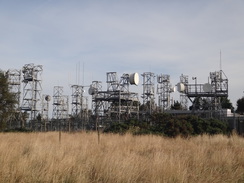 P2012DSC02733	The BT Micriwave Relay station above Arncliffe Wood.