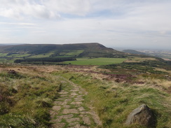 P2012DSC02783	Looking back west towards Carlton Moor from Cringle Moor.