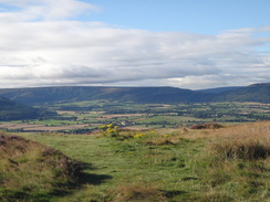 P2012DSC02865	The view from the Captain Cook Monument on Easby Moor.