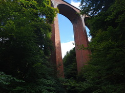 P2012DSC02971	The high railway viaduct above Skelton Beck.