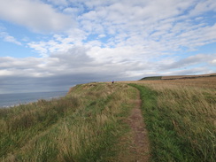 P2012DSC03001	The path along Hunt Cliff.