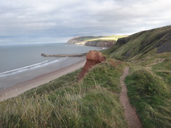 P2012DSC03029	The descent towards Skinningrove.