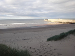 P2012DSC03032	The beach near Skinningrove Jetty.