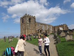 P2012DSC03215	The church near Whitby Abbey.