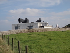 P2012DSC03233	The foghorn near Whitby Lighthouse.