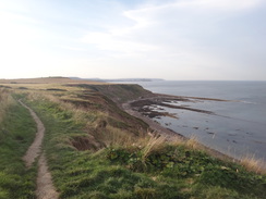 P2012DSC03471	The view west from Gristhorpe Cliff.