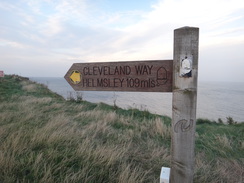 P2012DSC03486	A Cleveland Way fingerpost.