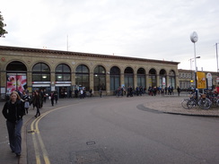 P2012DSC03595	Cambridge railway station.