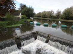 P2012DSC03641	The weir at Baits Bite Lock.