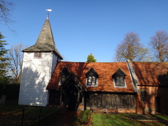 P2012DSC03842	Greensted Log Church.