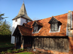 P2012DSC03843	Greensted Log Church.