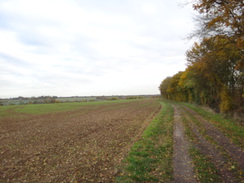 P2012DSC03955	The track leading northeastwards from the A1060.