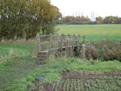 P2012DSC04108	The footbridge over the River Brain.