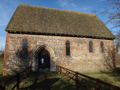 P2012DSC04142	St Nicholas' Chapel, near Coggleshall Abbey.