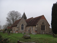 P2012DSC04242	The old West Bergholt church.