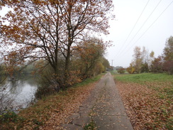 P2012DSC04256	The track beside the lake at Spratt's Marsh.