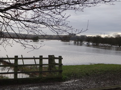 P2012DSC04406	Flooded fields to the west of Twyford.