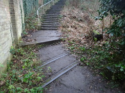 P2013DSC04665	Part of the old Chattenden and Upnor Railway near Upnor Castle.