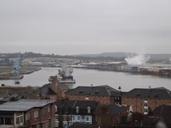 P2013DSC04709	Looking down over Limehouse Reach.