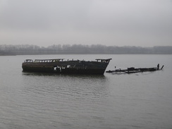 P2013DSC04798	Ruined boats in Funton Creek.