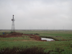 P2013DSC04807	An old wind pump on Chetney Marshes.