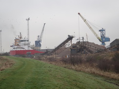 P2013DSC04832	A ship at Ridham Dock.