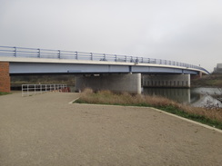 P2013DSC04853	The new bridge over Milton Creek.