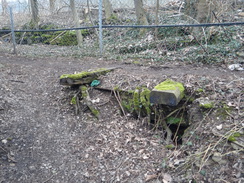 P2013DSC04937	Old railway sleepers in the quarry.