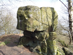 P2013DSC05026	A boulder near the Earl Grey Tower.