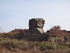 P2013DSC05038	A stone on the moor.