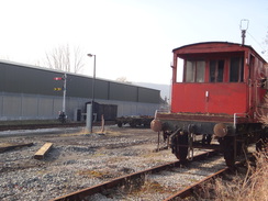 P2013DSC05100	A brake van in Darley Dale south yard.