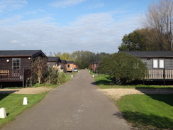 P2017DSC07080	The road through Buckden Marina.