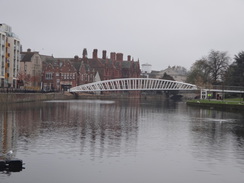 P2017DSC07299	The new footbridge over the Ouse in Bedford.