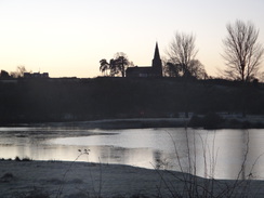 P2018DSC07460	A dawn view of St Nicholas's Church.