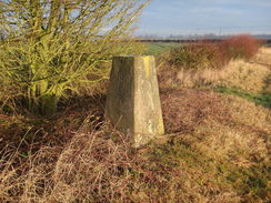 P2018DSC07586	The trig pillar near Harrold Park Farm.