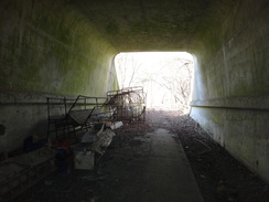 P2018DSC07728	Old agricultural equipment abandoned in the M1 underpass.