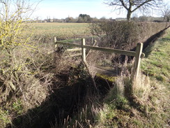 P2018DSC07752	A ramshackle plank bridge to the south of Sherington.